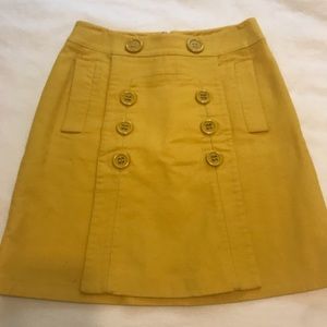 BCBGMaxazria Yellow skirt